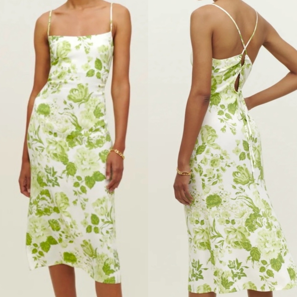 Reformation Dover Midi Dress Rialto Size 0
